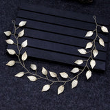 Bridal Headband Leaves Hairband Women Head Ornament Ladies Jewelry
