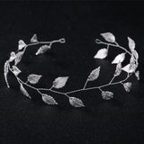 Bridal Headband Leaves Hairband Women Head Ornament Ladies Jewelry