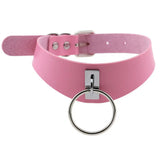 Harajuku PU Leather Choker Necklace For Women Gothic Punk Rock Metal Necklaces