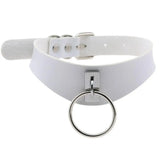 Harajuku PU Leather Choker Necklace For Women Gothic Punk Rock Metal Necklaces