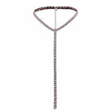 Rhinestone Choker Necklace Gem Statement Collares Bijoux