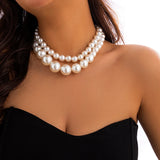 Pearl Necklace Girls Strand Bead Necklace For Women Jewelry