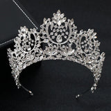 Vintage European Bride Wedding Tiaras Crystal Queen Crown Hair Accessories