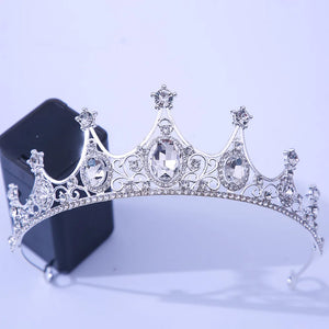 Crystal Kids Tiaras Crowns Wedding Party Diadems Rhinestone Head Accessory