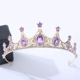 Crystal Kids Tiaras Crowns Wedding Party Diadems Rhinestone Head Accessory