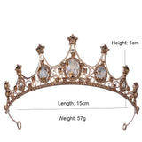 Crystal Kids Tiaras Crowns Wedding Party Diadems Rhinestone Head Accessory