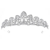 Baroque Rhinestone Crystal Crown Tiara Wedding Headdress