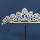 Baroque Rhinestone Crystal Crown Tiara Wedding Headdress