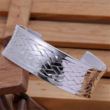 Silver Bangle Gorgeous Arrival Jewelry Finished Weaved Bangle