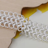 Retro S925 Silver Bracelet for Woman Big Centipede Design