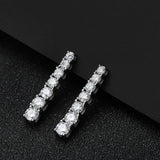 D VVS1 Moissanite Pandent Earrings 18k Earring