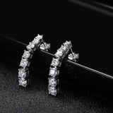 D VVS1 Moissanite Pandent Earrings 18k Earring