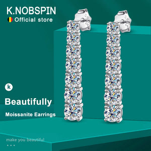 D VVS1 Moissanite Pandent Earrings 18k Earring