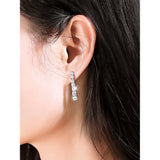 D VVS1 Moissanite Pandent Earrings 18k Earring