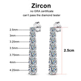 D VVS1 Moissanite Pandent Earrings 18k Earring