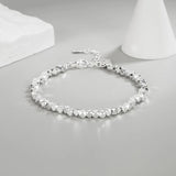 925 Silver Geometric Beads Bracelet for Women - Lucky Gift