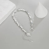 925 Silver Geometric Beads Bracelet for Women - Lucky Gift