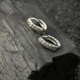 Ancient Chinese Coins Ear Buckle 925 Sterling Silver Earrings