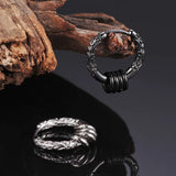 Men's Hip Hop Hoop Earrings 925 Silver
