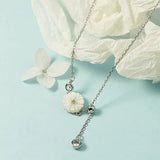925 Silver Anklets Romantic Shell Daisy Foot Jewelry Gift