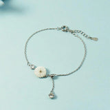 925 Silver Anklets Romantic Shell Daisy Foot Jewelry Gift