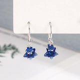 Stars Hoop Earrings For Women 925 Silver Earring Jewelry
