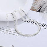 925 Silver Beads Bracelet Glamorous Girl Birthday Gift
