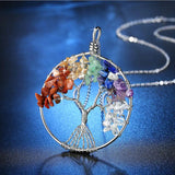 925 Silver Life Tree Pendant Necklace for Women