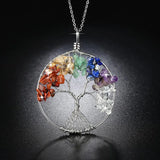 925 Silver Life Tree Pendant Necklace for Women