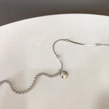 925 Silver Anklet Women Lucky Round Beads Foot Jewelry Lady Party