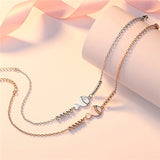 925 Silver Small Fish Anklet Foot Chain Jewelry Girlfriends Birthday