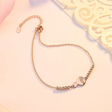 925 Silver Small Fish Anklet Foot Chain Jewelry Girlfriends Birthday
