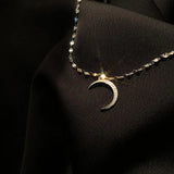 925 Silver Anklet Moon Bracelet Lady Party Gift