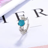 925 Silver Enchantress Rose Flower Ring for Women