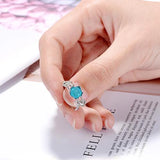925 Silver Enchantress Rose Flower Ring for Women