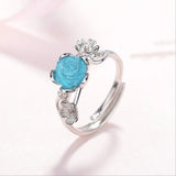 925 Silver Enchantress Rose Flower Ring for Women