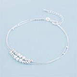 925 Sterling Silver Ankle Chain Anklet for Women
