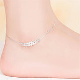 925 Sterling Silver Ankle Chain Anklet for Women
