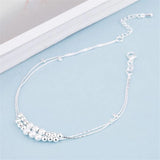 925 Sterling Silver Ankle Chain Anklet for Women