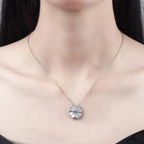 Heart Clover Necklace - Romantic Gift - 925 Sterling Silver