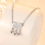925 Silver Anklets Long Life Lock Bells Foot Chain Jewelry