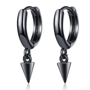 925 Silver Earrings Conical Design Lady Party Jewelry