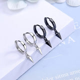 925 Silver Earrings Conical Design Lady Party Jewelry