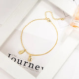 925 Silver Chain Blessing Gourd Ankle Jewelry Girl Gift