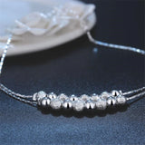 Women's Double Layer 925 Sterling Silver Anklet