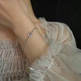 Fairy Tale Little Prince Bracelet Zircon Moon Star Jewelry Girl Gift