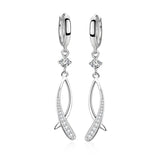 Temperament Mermaid Earrings 925 Sterling Silver Fishtail Earring Women Jewelry