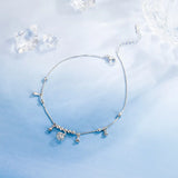 Vintage Hollow Ball Anklet 925 Silver bell Anklets Lady Beach Party Accessories