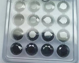 1CT VVS1 Round Moissanite 6.5mm Loose Gemstone