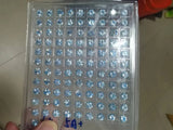 1ct VVS1 Round Moissanite Sky Aquamarine 6.5mm Lab Gemstone